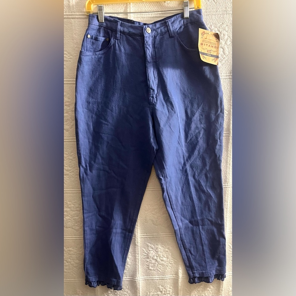 Vintage 1993 PS Gitano Jeans NWT New Deadstock Size 13/14 Purple